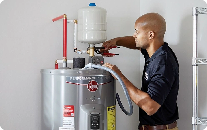 Heat-pump water heater installed in a San Jose home